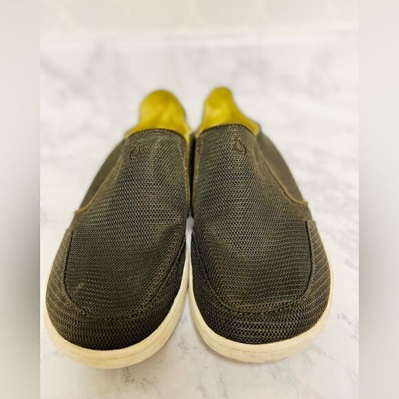 Olukai Mens Sz 9 M Hohea Mesh Slip On Shoes Brown Mesh Comfort Loafer - Picture 4 of 6